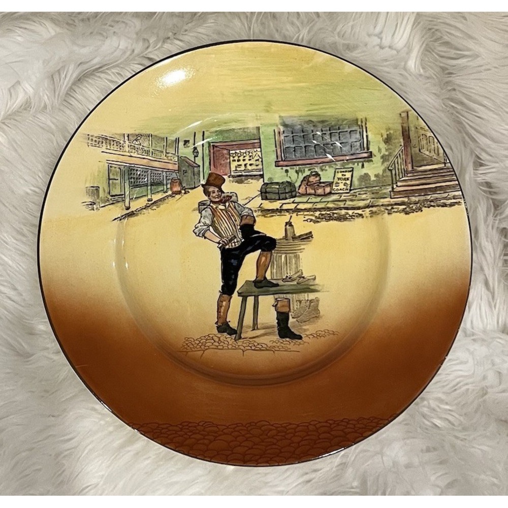 Royal Doulton Dickens Ware Sam Weller Collector Plate Made In England 10.5"